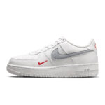 Nike Air Force 1 White Grey Red