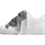 Air Force 1 Low Triple White Lanvin Laces Black