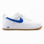 Nike Air Force 1 Sneaker Cream Blue